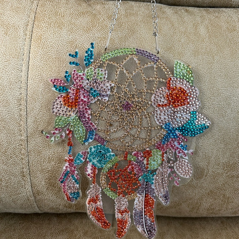 Colorful Beaded Dreamcatcher